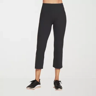 Skechers Women's Go Walk High Waisted Crop Pants In Black