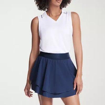 Skechers Womens Go Dri Swift Polo Tank Top In White