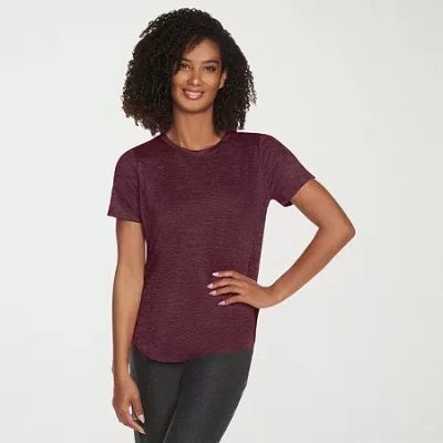 Skechers Women's Active Go Walk Wear Go Dri Swift Tunic T-shirt In Burgundy
