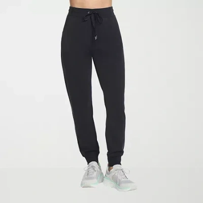 Skechers Womens Skechluxe Elevate Mid Rise Jogger Pant In Black