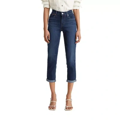 Levi 's Womens Mid Rise Boyfriend Jean In Blue