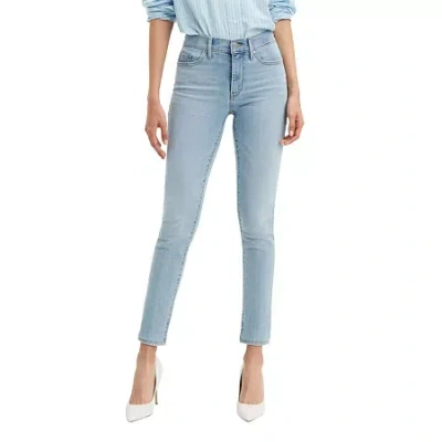 Levi 's Shaping Womens Misses Short Stretch Fabric 311 Skinny Fit Slim Fit Jean In Blue