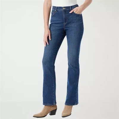 Gloria Vanderbilt Womens High Rise Bootcut Jean In Blue