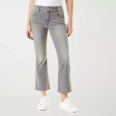 Gloria Vanderbilt Womens High Rise Bootcut Jean In Gray