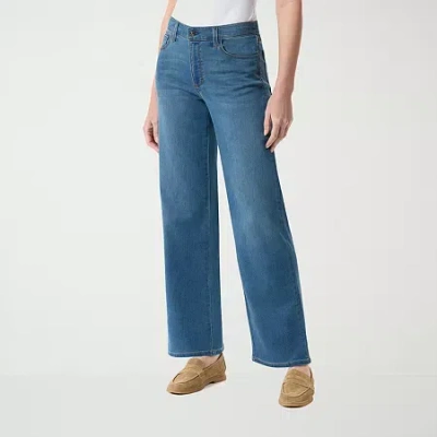 Gloria Vanderbilt Womens Mid Rise Relaxed Fit Jean In Blue