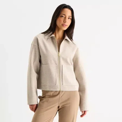 Stylus Womens Lightweight Softshell Jacket In Brown