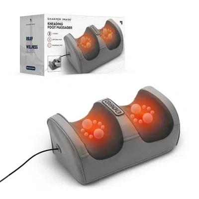 Sharper Image Kneading Foot Massager In Gray