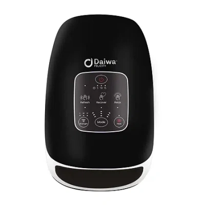 Daiwa Felicity Acu Palm Cordless Hand Massager In Black