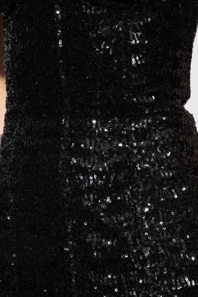 Dolce & Gabbana Sweetheart-neck Sequinned Minidress In Black