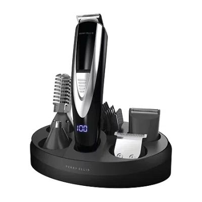 Perry Ellis Total Grooming Set In Black
