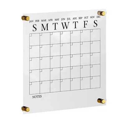 Martha Stewart Dry Erase Wall Calendar In Black