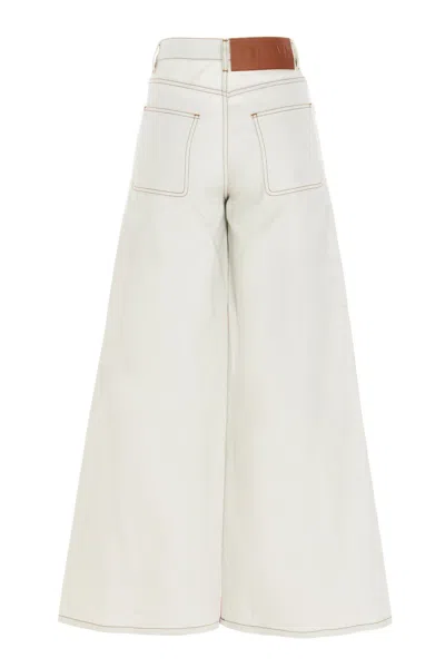 Loewe X Anthea Hamilton Wide-leg Jeans In Multi