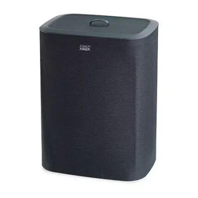 Joseph Joseph Tota 90l Separation Laundry Basket In Black