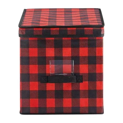 Baum Christmas Single Compartment Ornament Storage In Multi