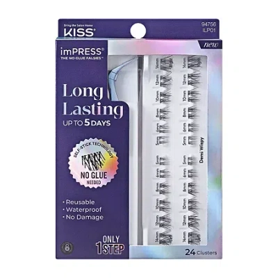 Kiss Lashes Impress Long Lasting Demi Wispy In Transparent