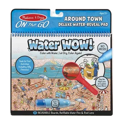 Melissa & Doug Water Wow Around Town Coloring Set In Multi