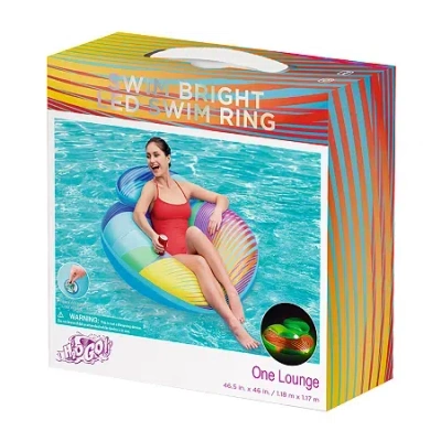 Bestway H2ogo! Swim Bright Led Tube Pool Float In Transparent