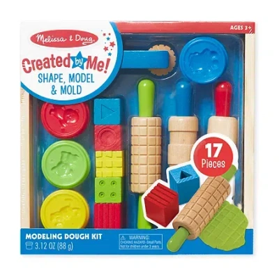 Melissa & Doug Shape; Model And Mold 17-pc. Toy Playset In Multi