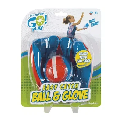 Toysmith Get Outside Go Super Sport Easy Catch Ball & Glove Set (packaging May Vary) Outdoor Play Se In Transparent