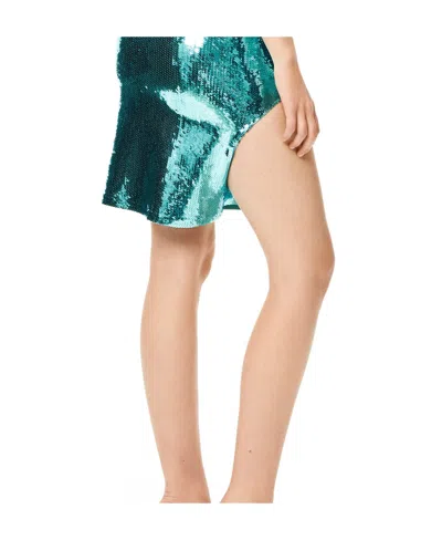Loewe Sequin Cut-out Skirt In Viscose In Multi