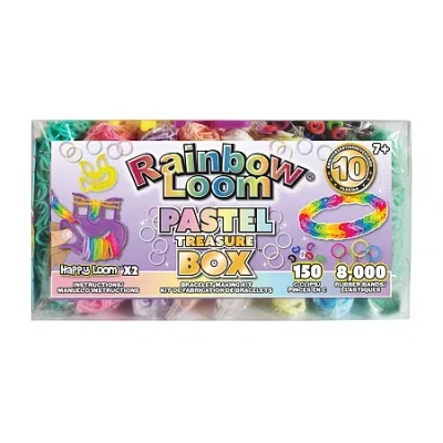 Rainbow Loom - Pastel Rubber Band Treasure Box Edition In Transparent