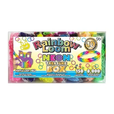 Rainbow Loom - Neon Rubber Band Treasure Box Edition In Transparent