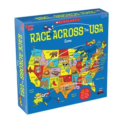 University Games Scholastic - Race Across The Usagame In Multi