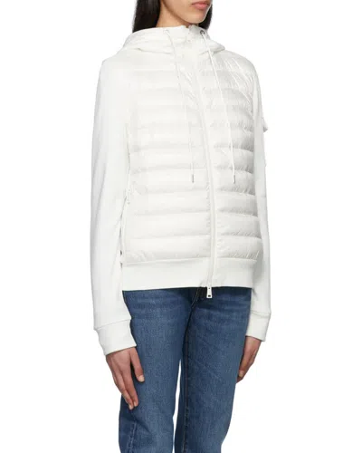 Moncler Hooded Padded Jacket In White