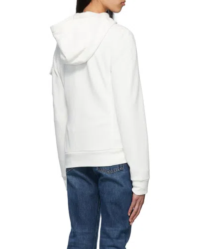 Moncler Hooded Padded Jacket In White