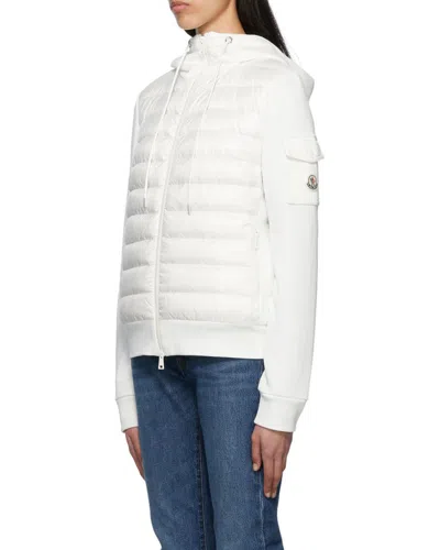 Moncler Hooded Padded Jacket In White