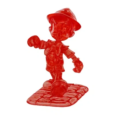 Areyougame .com 3d Crystal Disney Pinocchio (red): 38 Pcs Puzzle In Red