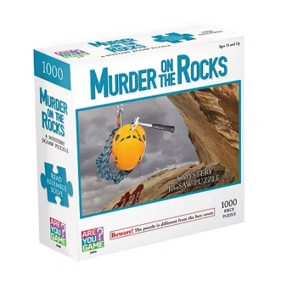 Areyougame Murder On The Rocks Classic Mystery Jigsaw Puzzle: 1000 Pcs Puzzle In Multi