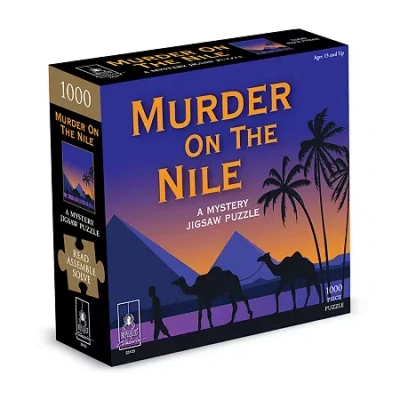 Bepuzzled Murder On The Nile Classic Mystery Jigsaw Puzzle: 1000 Pcs 1000-pc. Puzzle In Multi