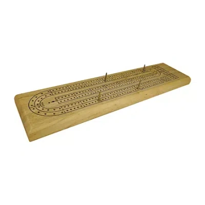 Areyougame Solid Wood Cribbage Board Game In Multi