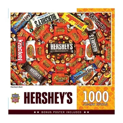 Masterpieces Puzzles Hershey's Swirl: 1000 Pcs 1000-pc. Puzzle In Multi