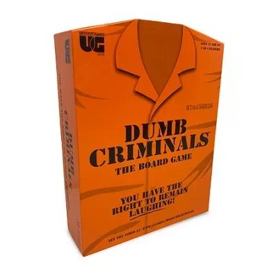 University Games Dumb Criminals: The Board Game Board Game In Multi