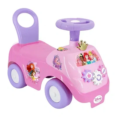 Disney Collection Light N Sounds  Princess This Is My Story Activity Ride-on Ride-on Car In Transparent