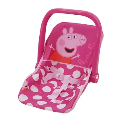 Peppa Pig Baby Doll Car Seat In Transparent