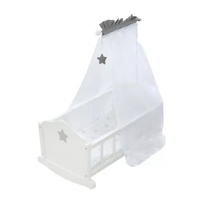 Roba-kids Doll Cradle Set: Stella Baby Play In Transparent