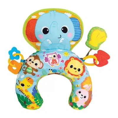Winfun Jungle Fun Tummy Time Pillow Baby Activity Center In Multi