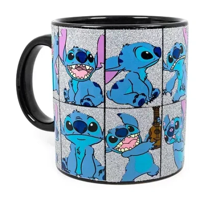 Disney Collection 20 oz Ceramic Lilo & Stitch Coffee Mug In Multi