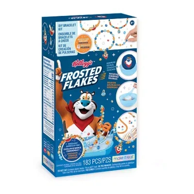 Make It Real Kelloggs Cearlsly Cute Frosted Flakes Jewelry Kit In Transparent