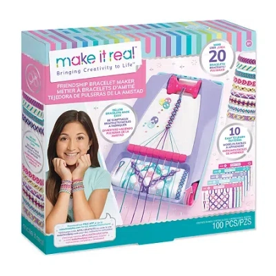 Make It Real Friendship Bracelet Maker 101-pc. Fashion Kit In Transparent
