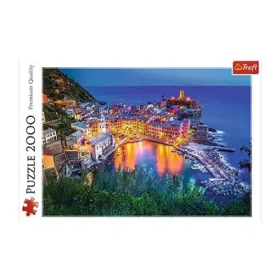 Trefl Puzzles - 2000 Piece Vernazza At Dusk 2000-pc. Puzzle In Transparent