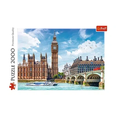Trefl Puzzles - 2000 Piece Big Ben London England 2000-pc. Puzzle In Transparent
