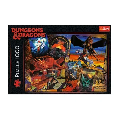 Trefl Puzzles - 1000 Piece Dungeon & Dragons Origin 1000-pc. Puzzle In Transparent