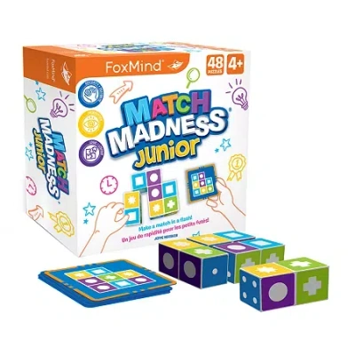 Foxmind Games Match Madness Junior 64-pc. Puzzle In Transparent