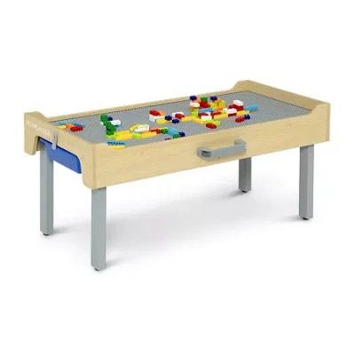 Delta Children Play And Store Building Bricks Play Table Building Set 100-pc. In Multi