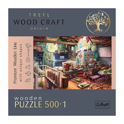 Trefl Puzzles - 500+1 Piece Wood Treasures In The Attic 501-pc. Puzzle In Transparent