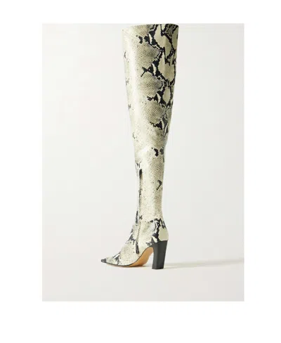 Khaite Knee-length Boots In Animal Print